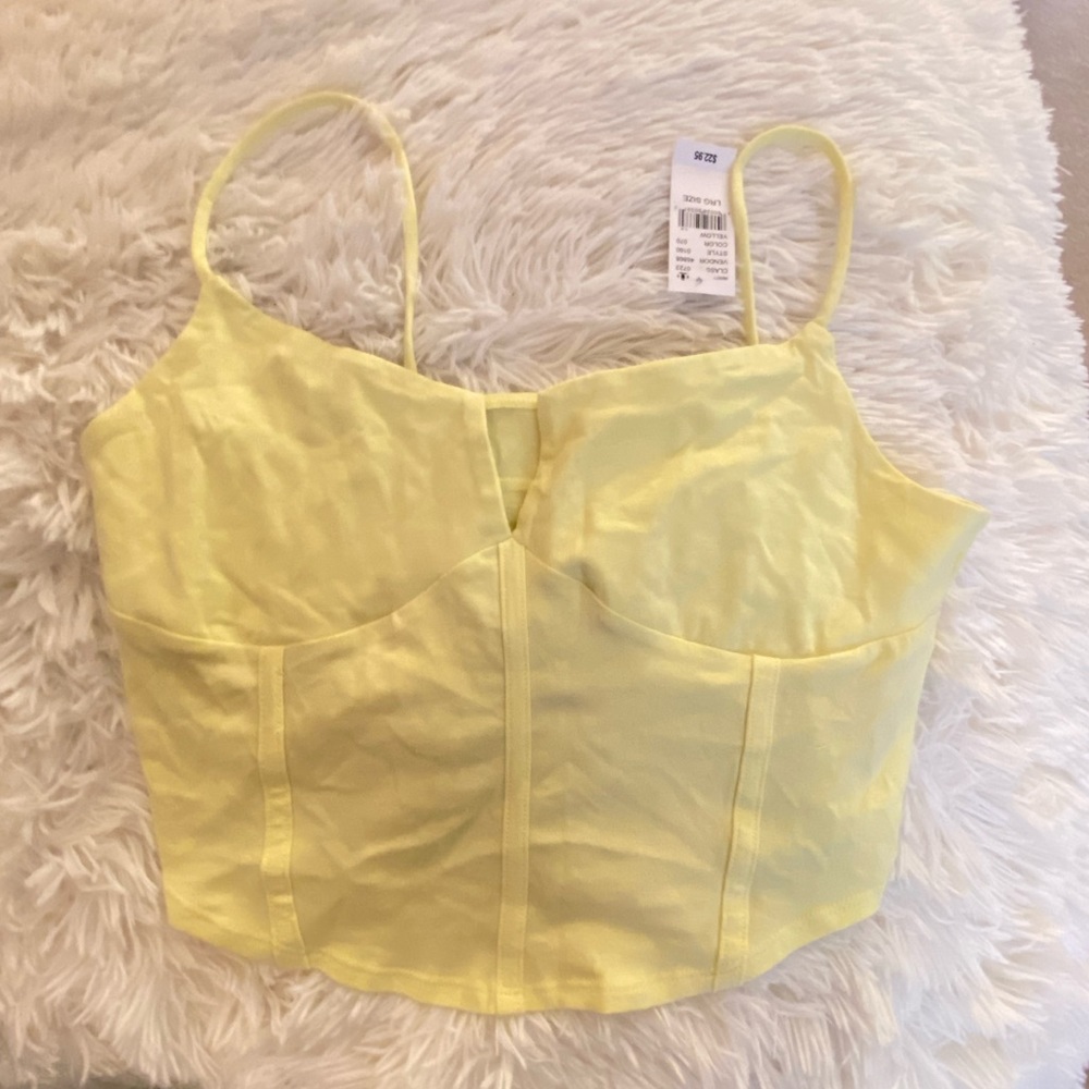PACSUN NEW Yellow Tank